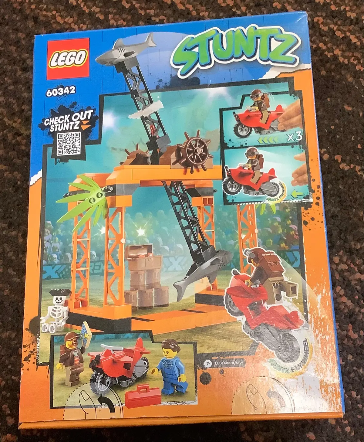 Lego 60342 City The Shark Attack Stunt Challenge, As Is 1