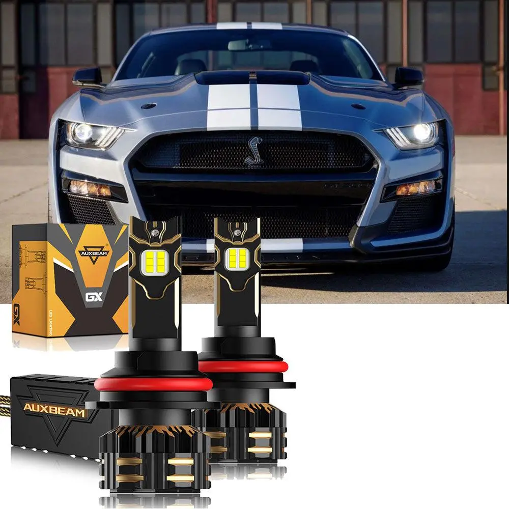 For 2000 Ford Mustang (Base/Gt/Svt Cobra R) 9007 Led Headlight Bulbs 2