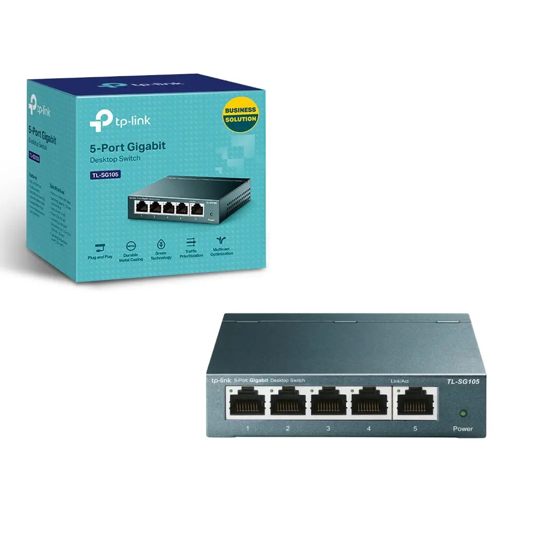 Tp-Link Tl-Sg105 V8, Desktop Switch, 5 Port 1