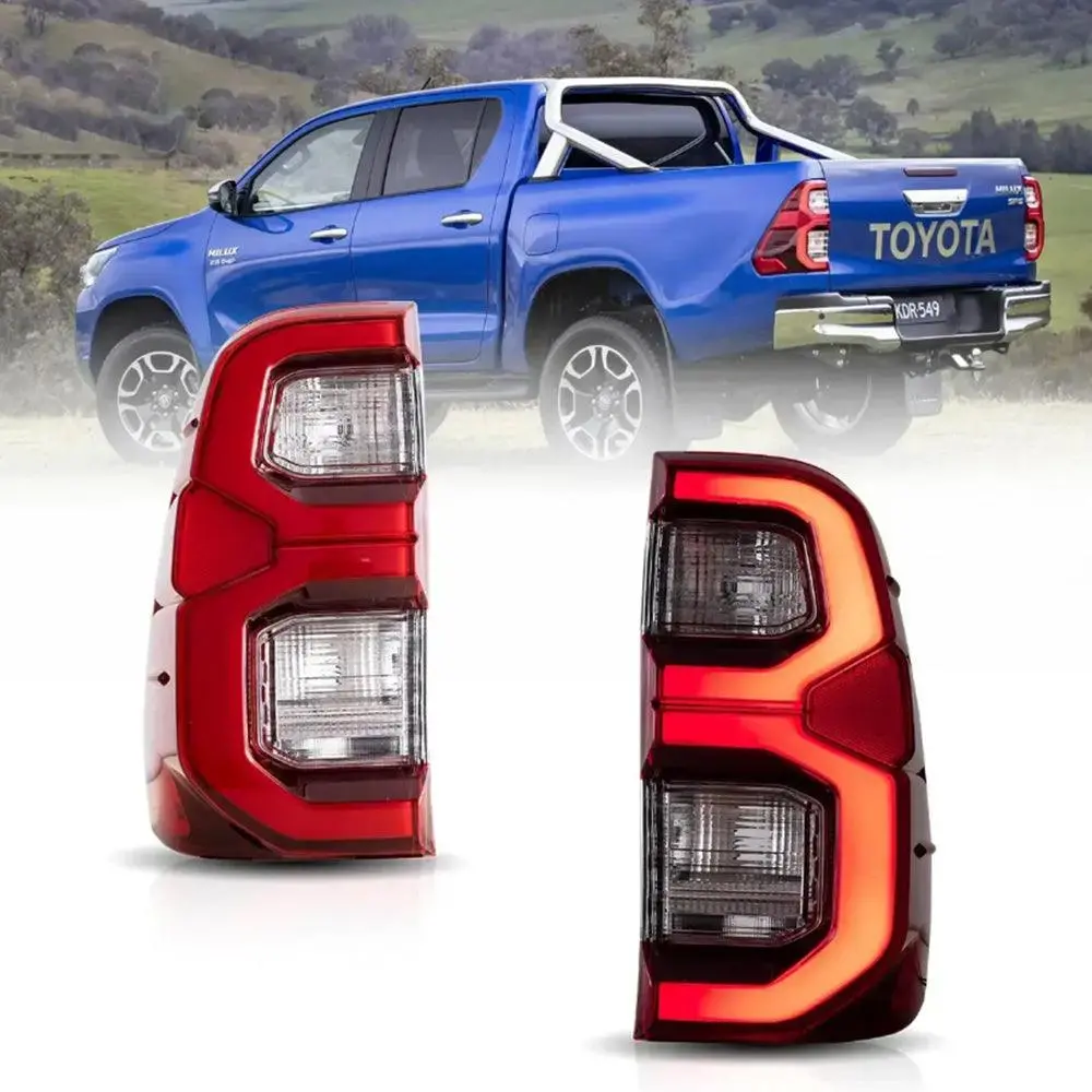 Led Tail Lights Assembly With Dynamic Welcome Lighting For 2015-2022 Toyota Hilux Sr5 8Th Gen (Gun125, Gun126r) 1