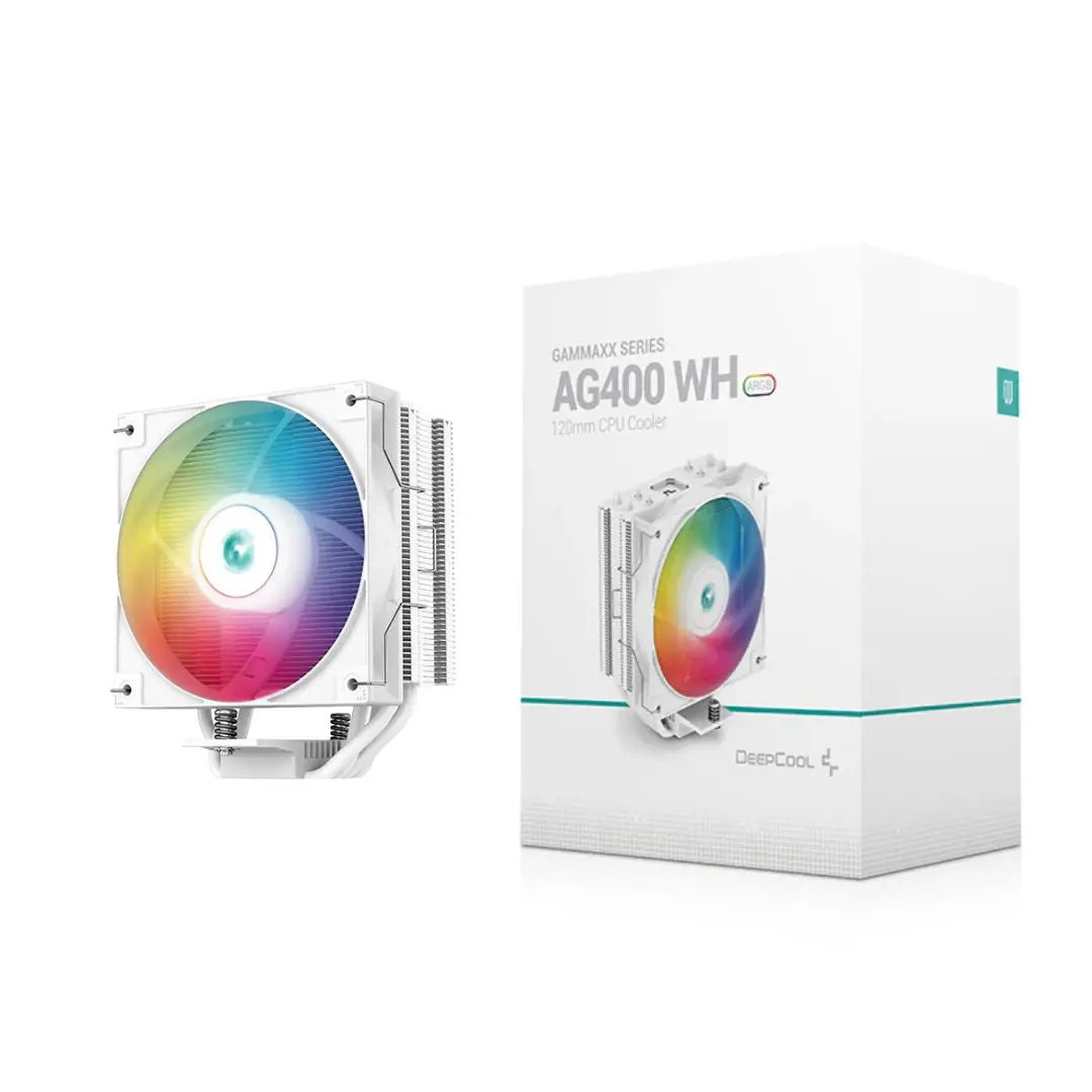Deepcool Ag400 Argb Single Tower - White 1