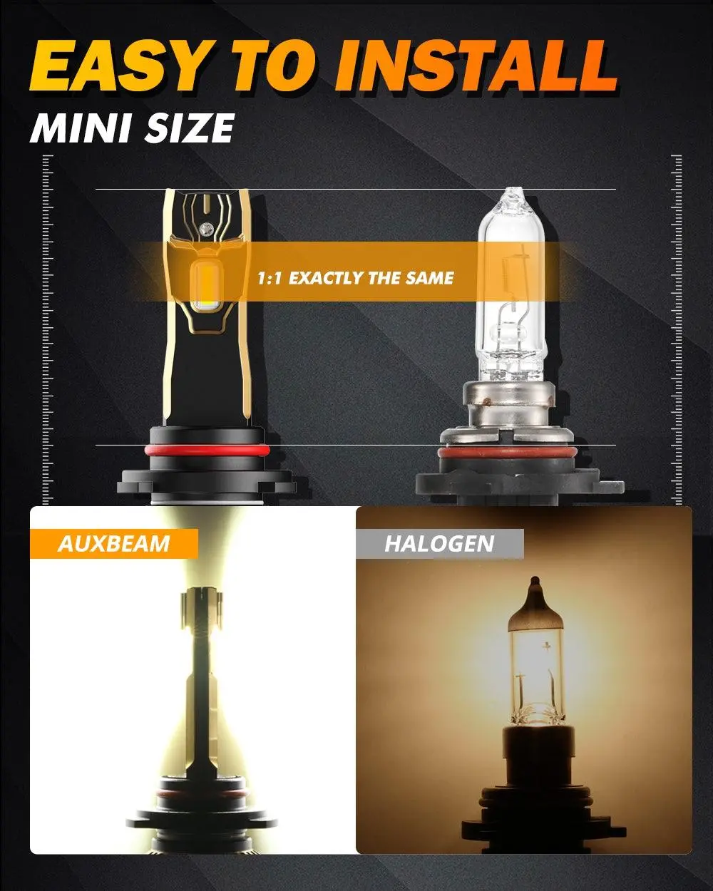 For 2000-2002 Honda Accord 9005 9006 Led Headlight Bulbs Bundle 7