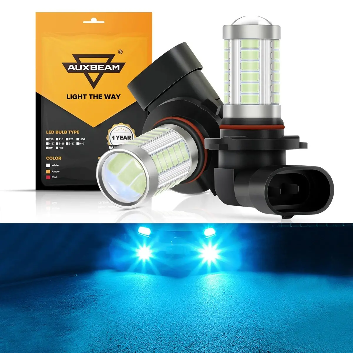 9006/Hb4 Led Fog Light/Drl Bulbs 50W 4000Lm Ice Blue 33Led Series | 2 Bulbs 2