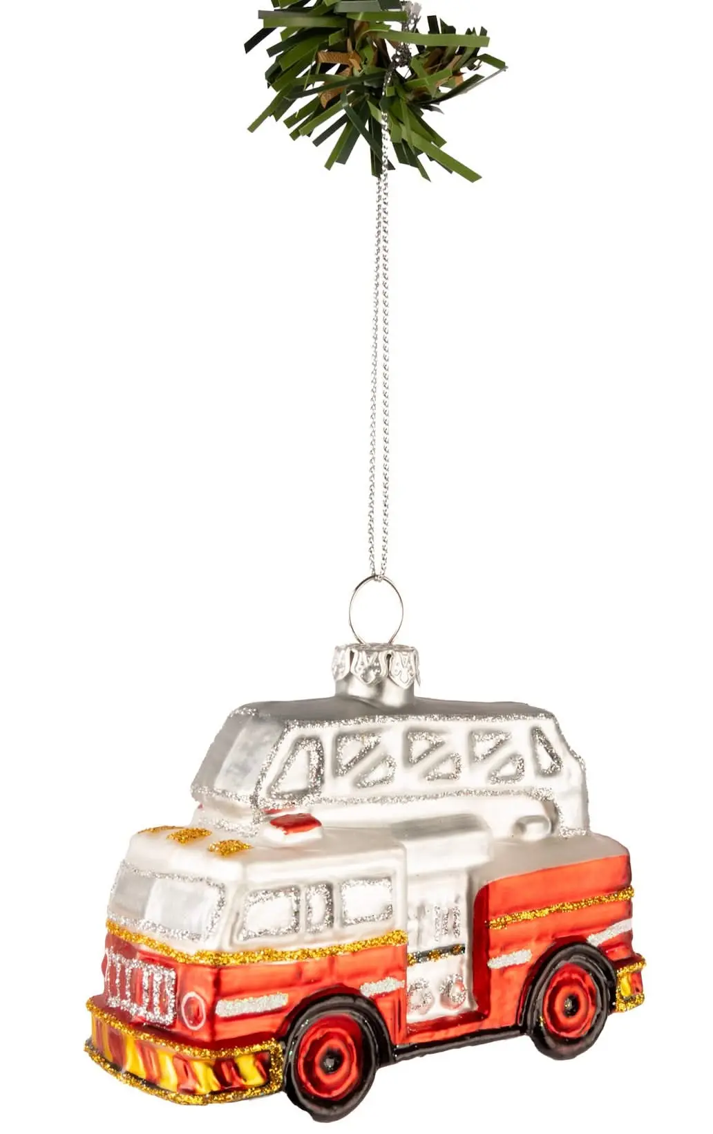 Nordic Light Kerstbal Brandweerauto 9 Cm 1