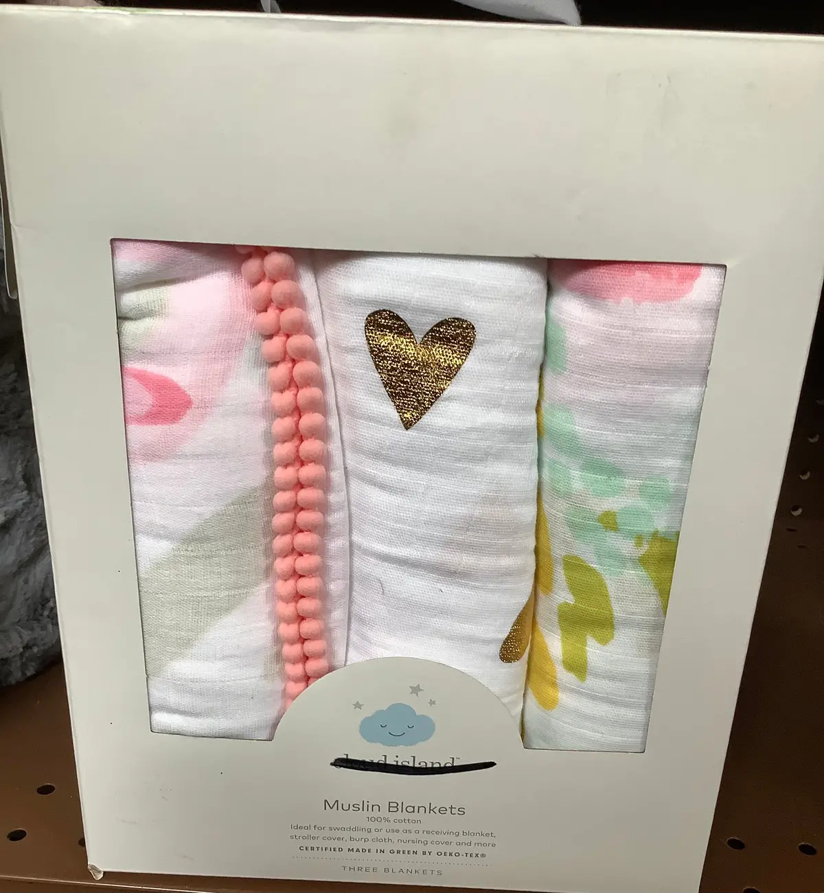 Flora Swaddle Blankets - Pink- 3Pk 1