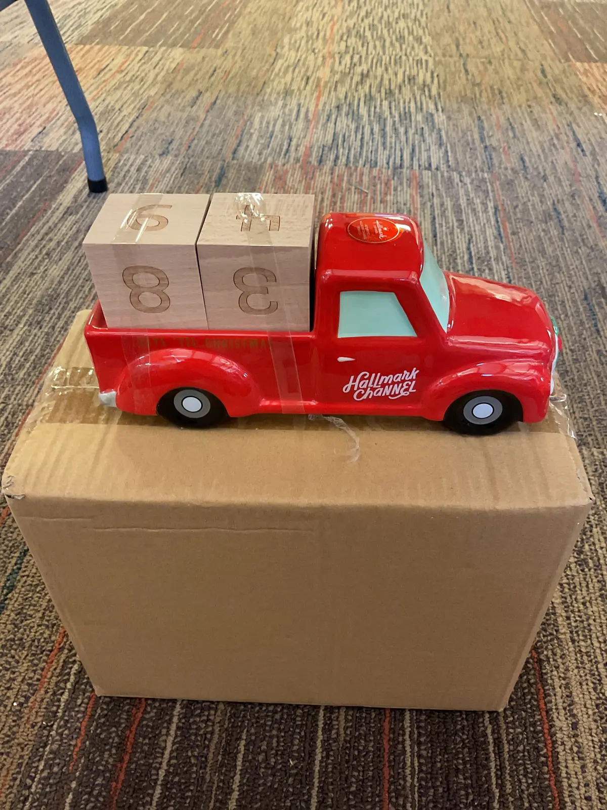 National Brand Christmas Countdown Calendar Red Truck 1