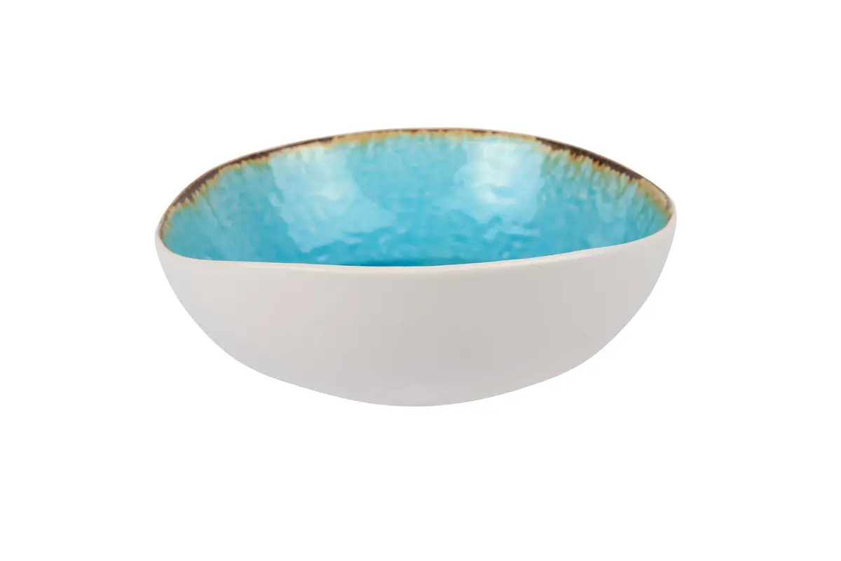 Cosy & Trendy Schalen Organic Laguna Azzurro 19 X 18 Cm - 4 Stuks 1