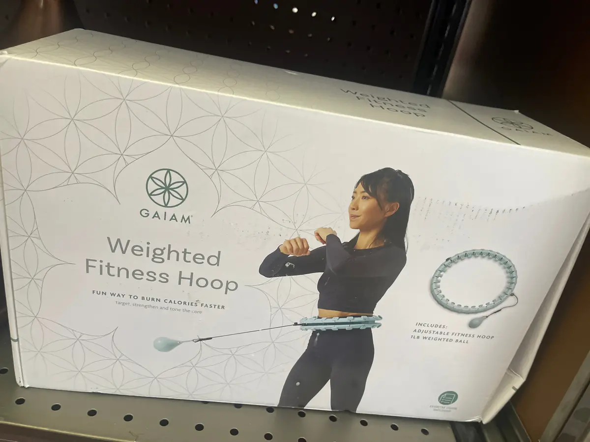 Gaiam Weighted Fitness Hoop 1