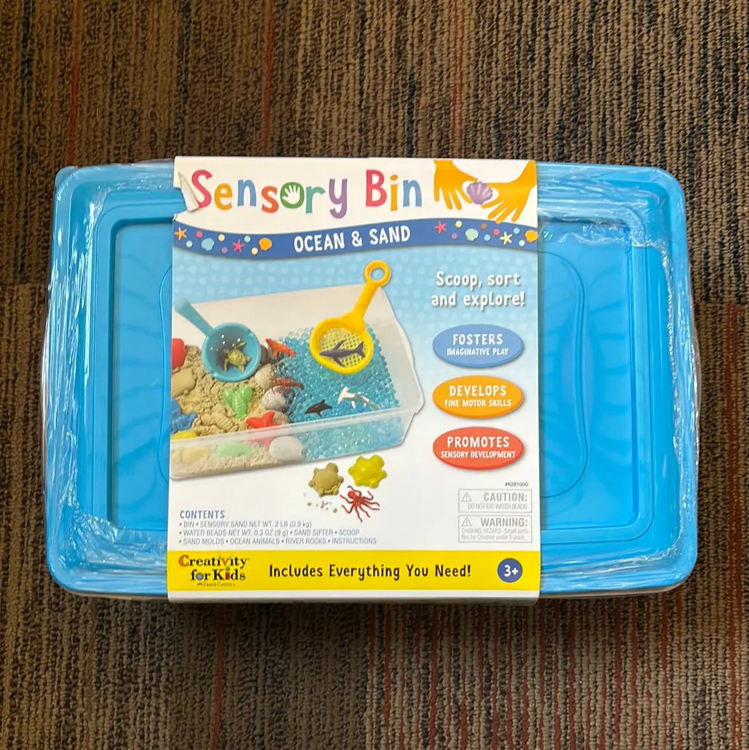 Ocean And Sand Sensory Bin 1