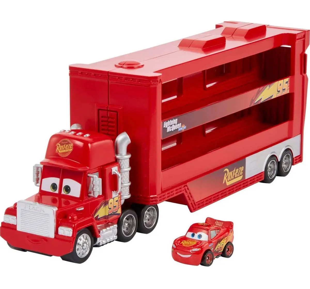 Disney Pixar Cars Mini Racers Mack Transporter 1