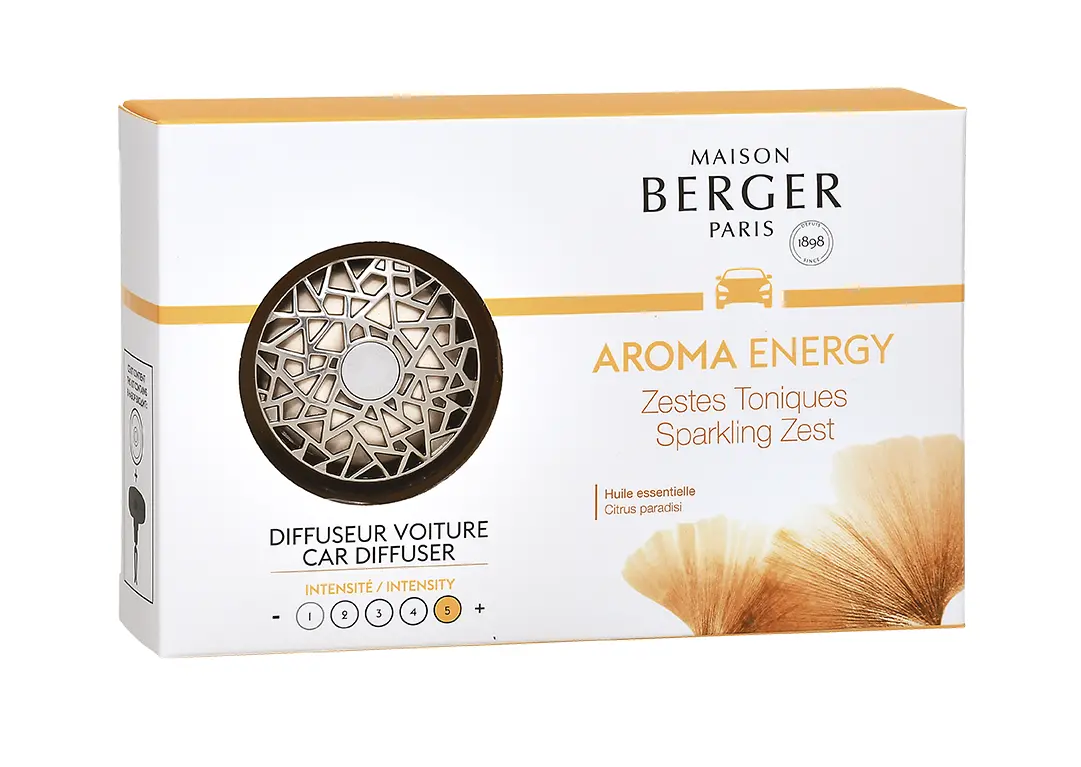 Maison Berger Autoparfumset Aroma Energy - Met Navulling 1