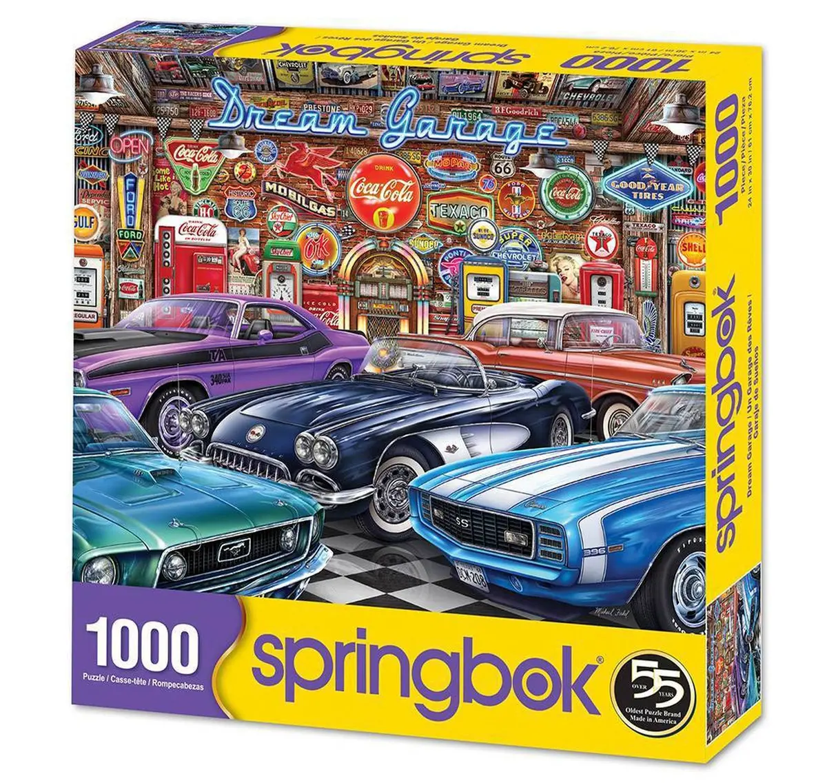 Springbok Dream Garage Jigsaw Puzzle 1000Pc 1