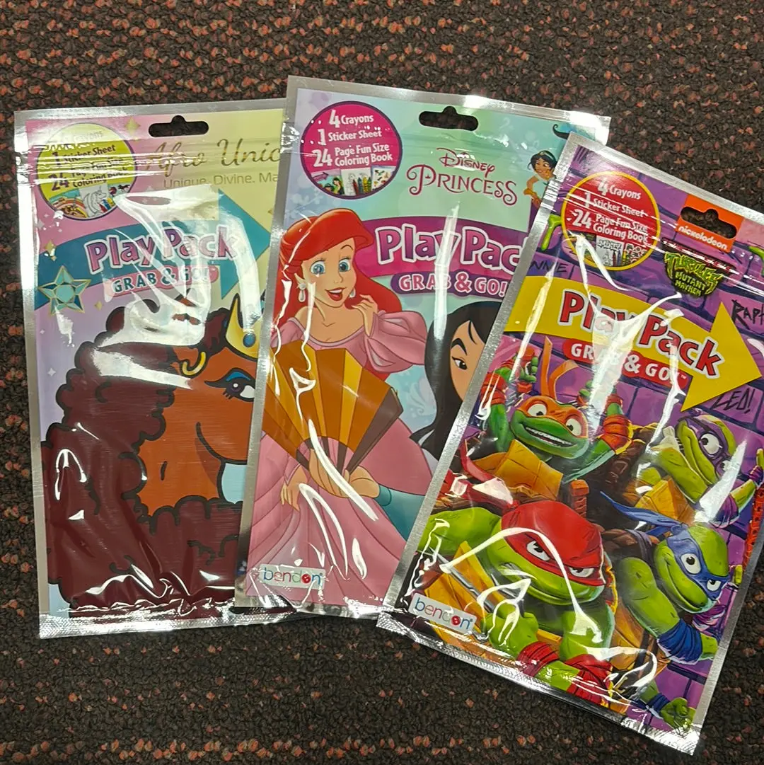 Case Pack Kids Party Favor Packs - 20 Play Packs Variety 2 1