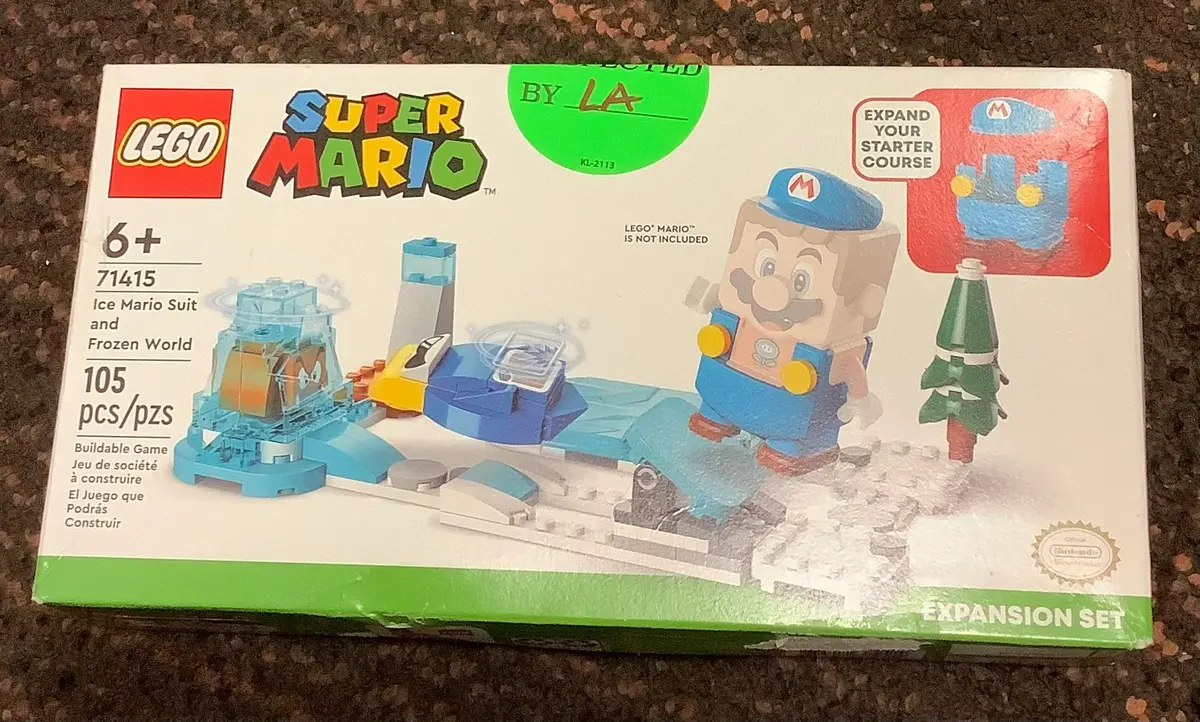 Broken Seal - 71415 Lego Super Mario Ice Mario Suit And Frozen World Expansion Set. As Is 1