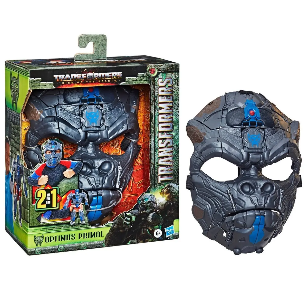 Transformers Rise Of The Beasts 2-In-1 Optimus Primal Role
Play Mask 1