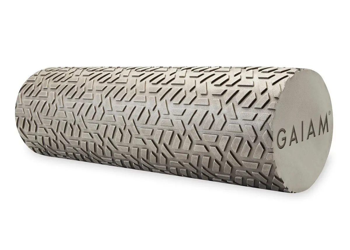 18” Textured Foam Roller - Gray 1