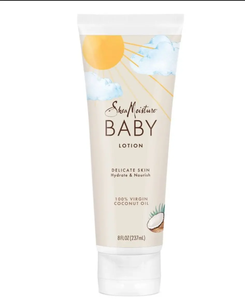 Sheamoisture Baby Lotion 100% Virgin Coconut Oil Hydrate & Nourish For Delicate Skin - 8 Fl Oz 1