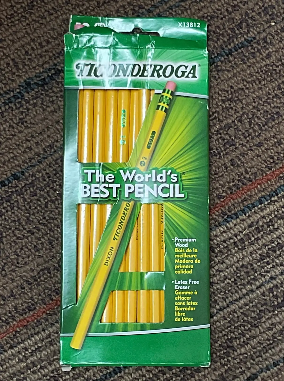 Ticonderoga 12Ct Pencil Yellow 1