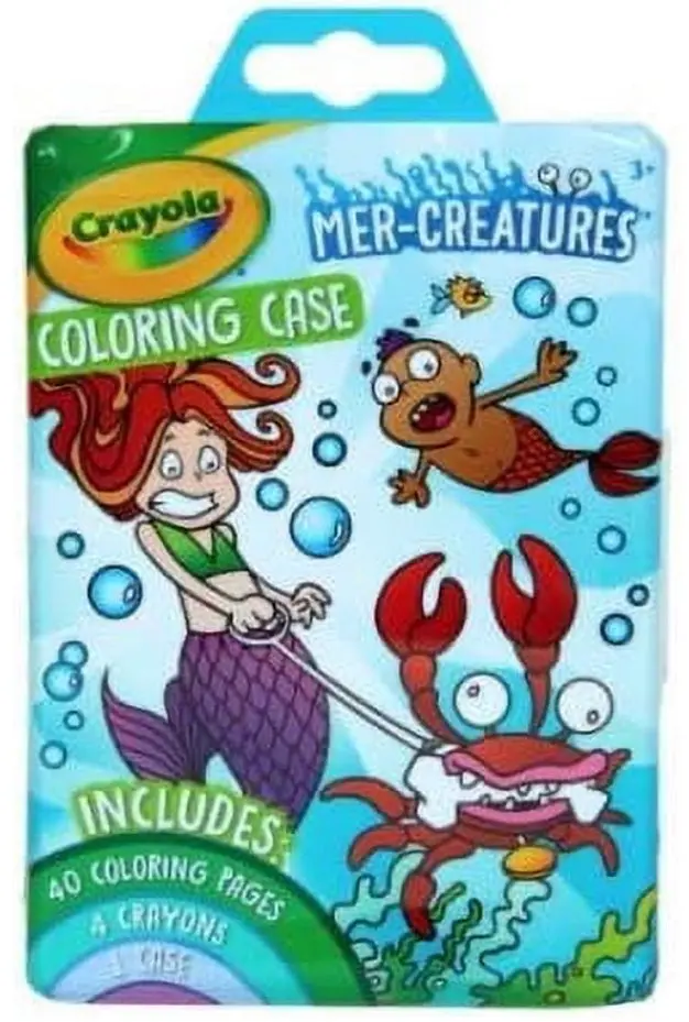 Crayola Mer-Creatures Coloring Case Set 1