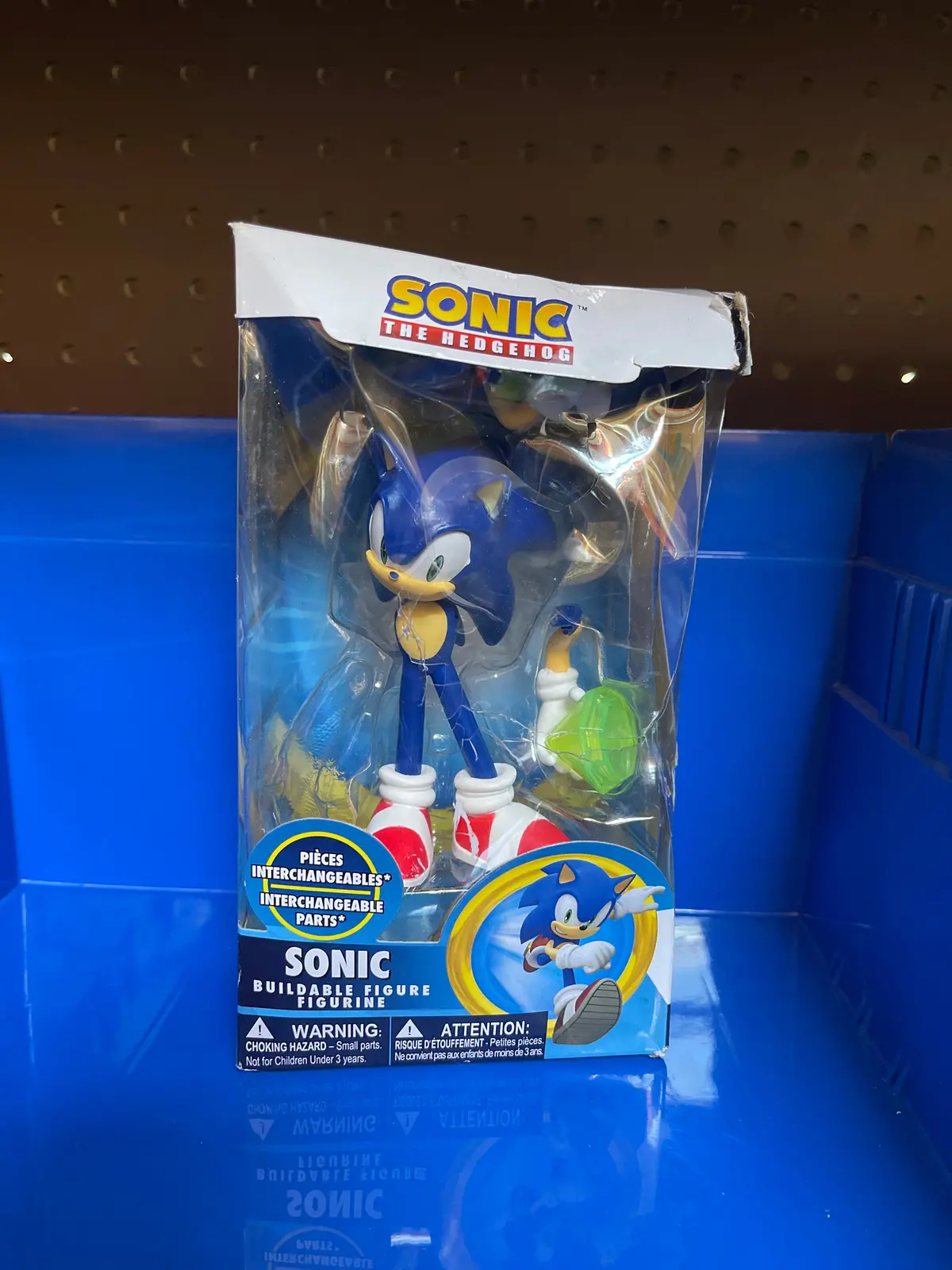Sonic The Hedgehog Buildable Action Figures (Sonic) Damaged Packaging 1