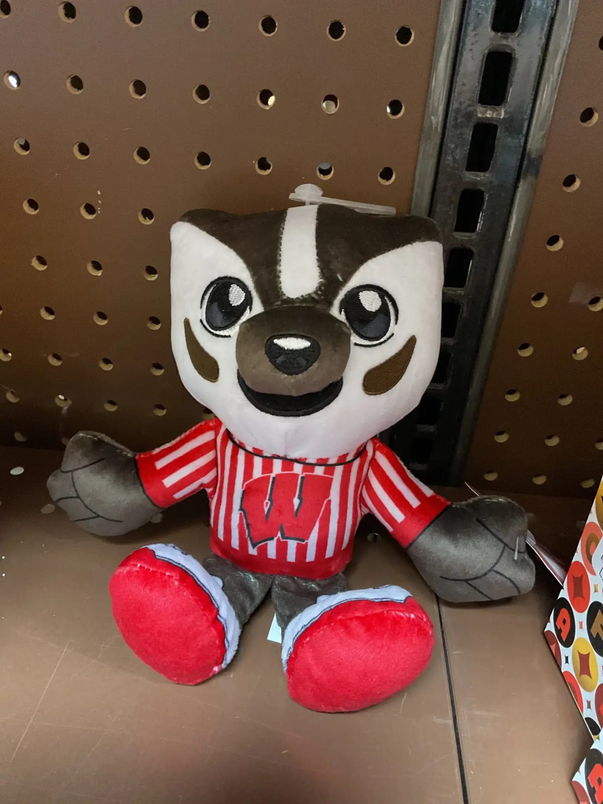 Wisconsin Badgers Bucky Badger 8" Mascot Kuricha Plush 1