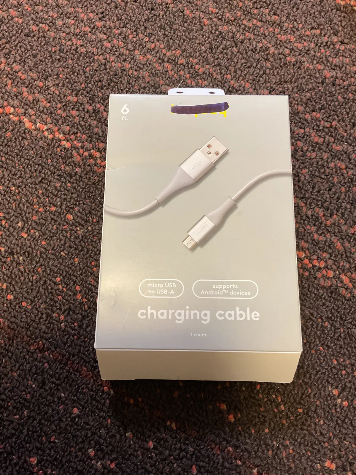 6Ft Micro Usb To Usb Braided Charging Cable 1