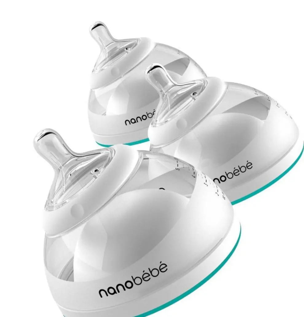 Nanobebe Breast Milk Baby Bottle - 3Pk/ 15Oz Teal 1