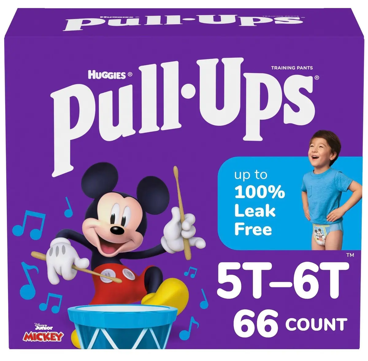 Pull-Ups Boys' Learning Designs Training Pants Econ+ Pack - Size 5T-6T - 66Ct 1