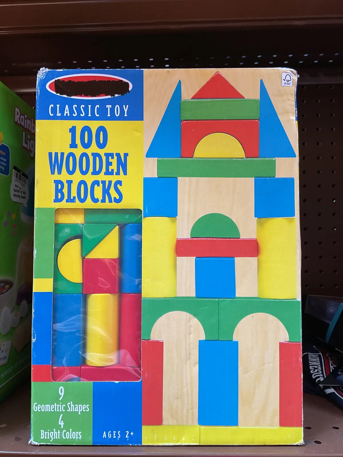 Melissa & Doug Wooden Building Blocks Set - 100 Blocks 1