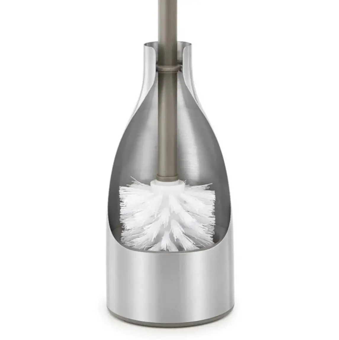 Toilet Bowl Cleaner Scrubber Brush & Holder Caddy Set 1