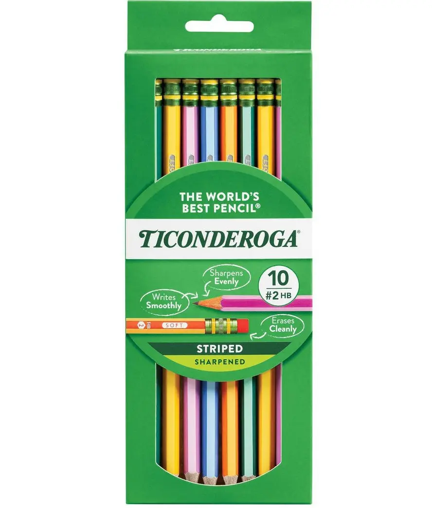 #2 Pencils, 0.7Mm, 10Ct - Assorted Colors 1
