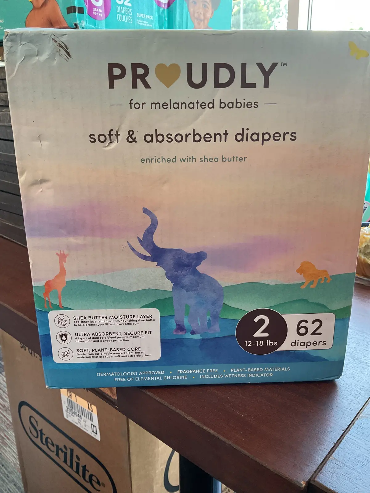 Proudly Company Soft & Absorbent Diapers - Size 2 - 62Ct 1