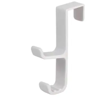 Spectrum Diversified Over The Door Hat And Coat Hook, White 1
