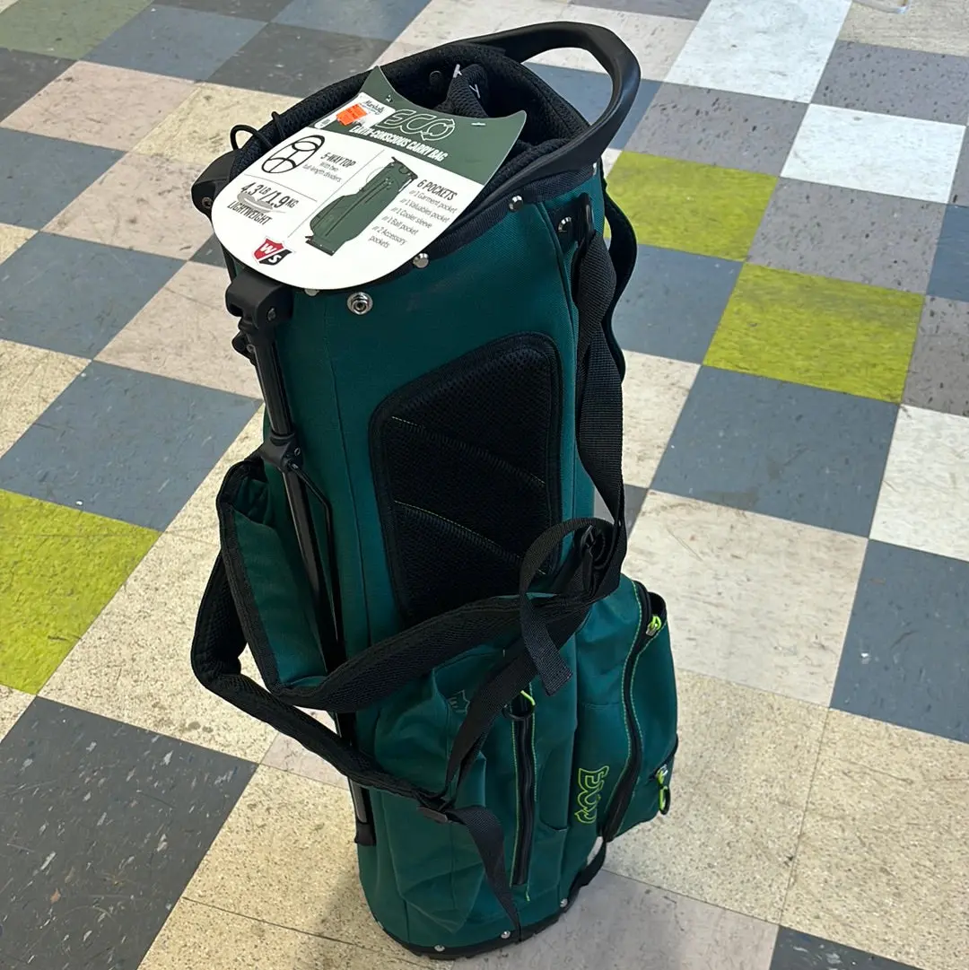 Ws Earth Conscious Golf Carry Bag - Green 1