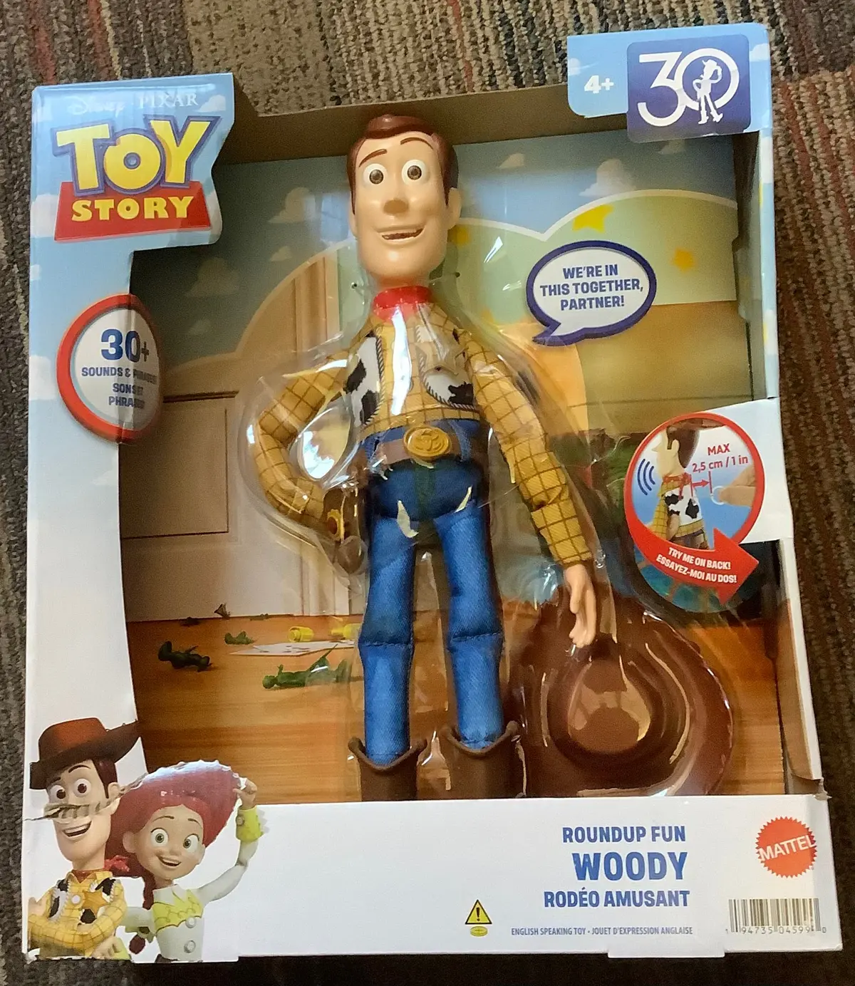 Disney Pixar Toy Story Roundup Fun Woody Action Figure 1