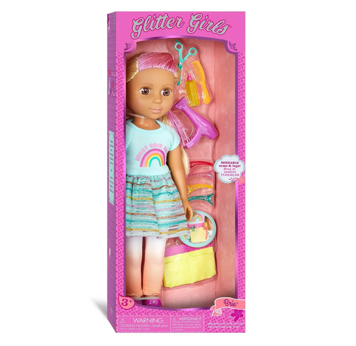 Glitter Girls Brie Poseable 14” Hair Stylist Doll 1