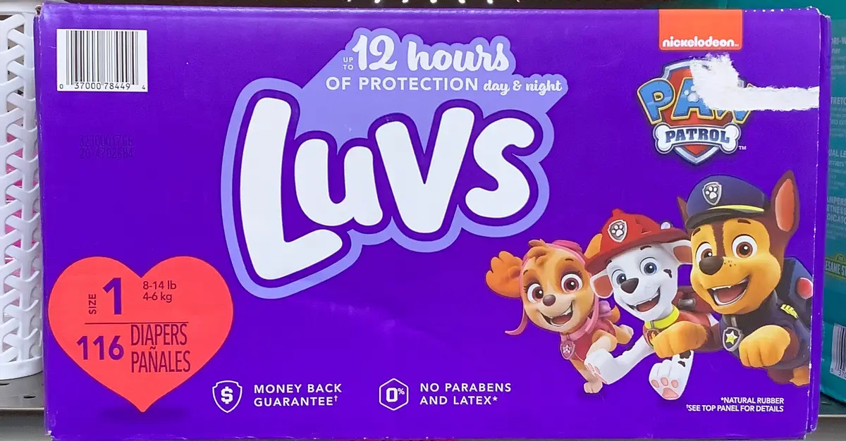 Luvs Pro Level Leak Protection Diapers Big Pack - Size 1
- 116Ct 1