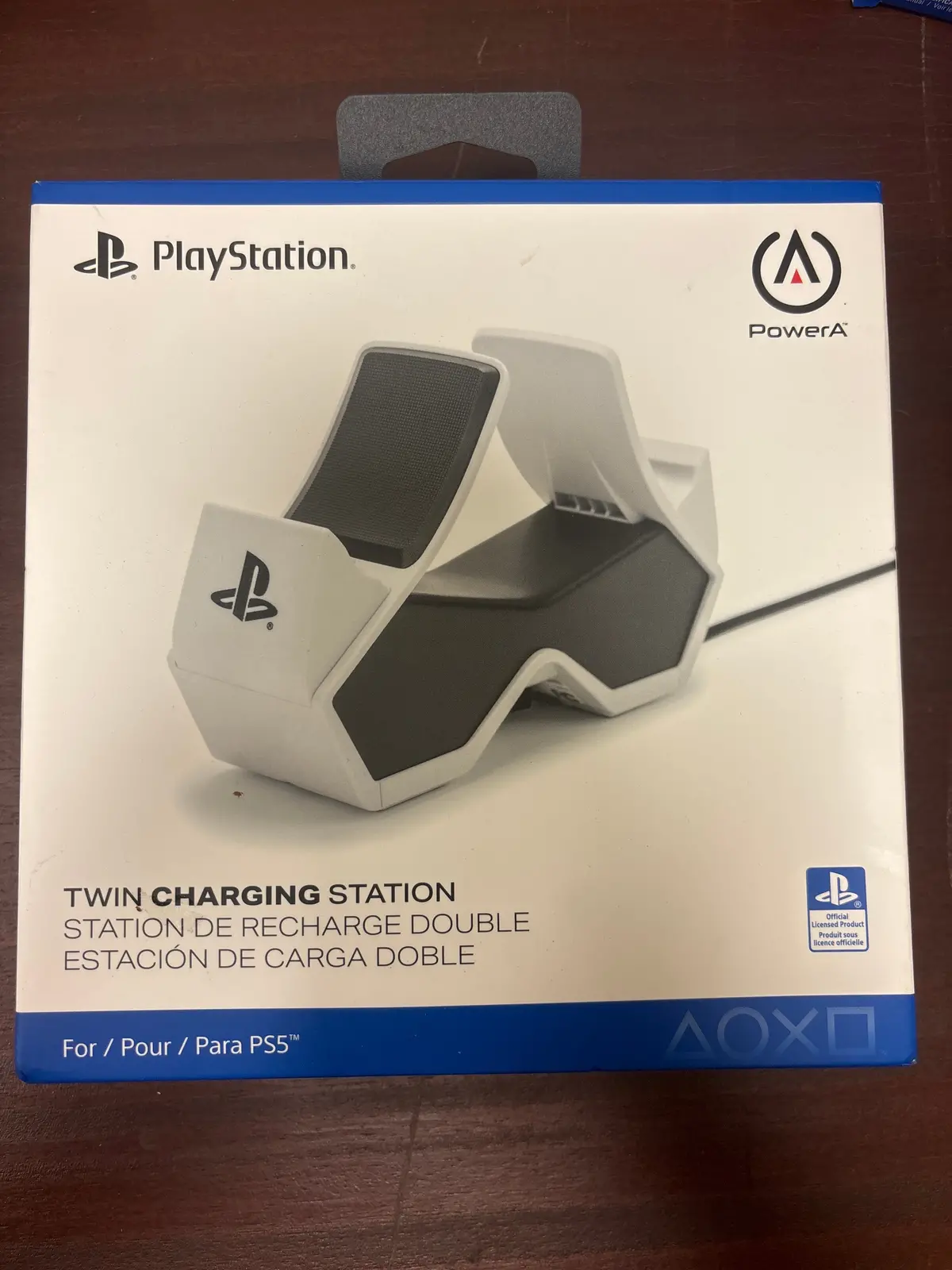 Powera Twin Charging Station For Playstation 5 
Dualsense Controller - Open Box 1