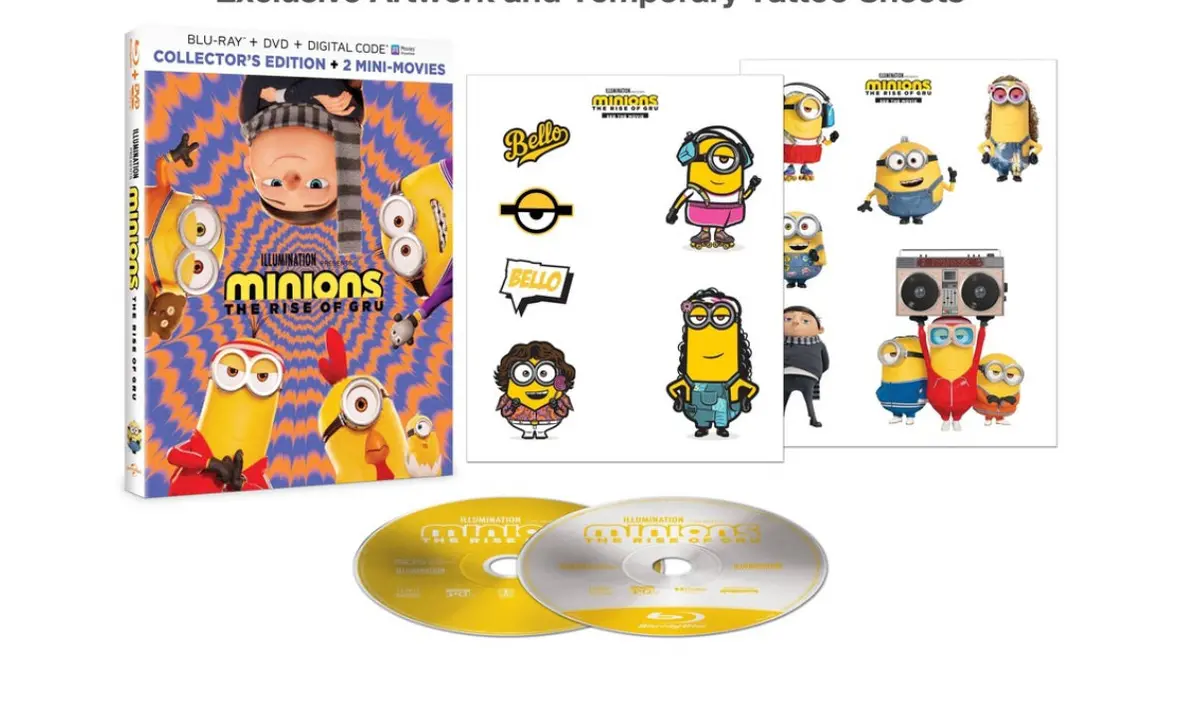 Minions: The Rise Of Gru Gifset (Deluxe Edition)(Blu-Ray) 1