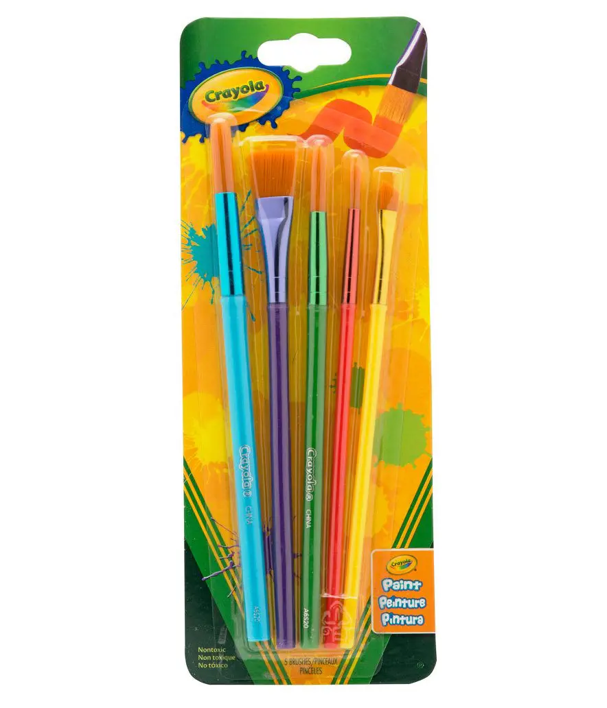 Crayola 5Ct Paint Brush Variety Pack 1