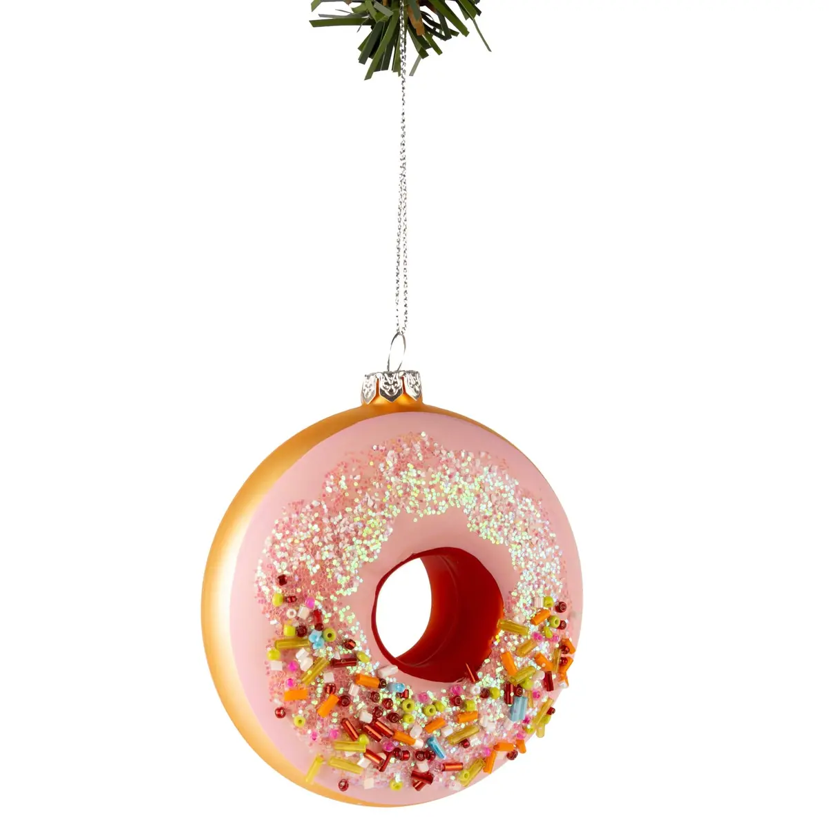 Nordic Light Kerstbal Donut Roze 10 Cm 1