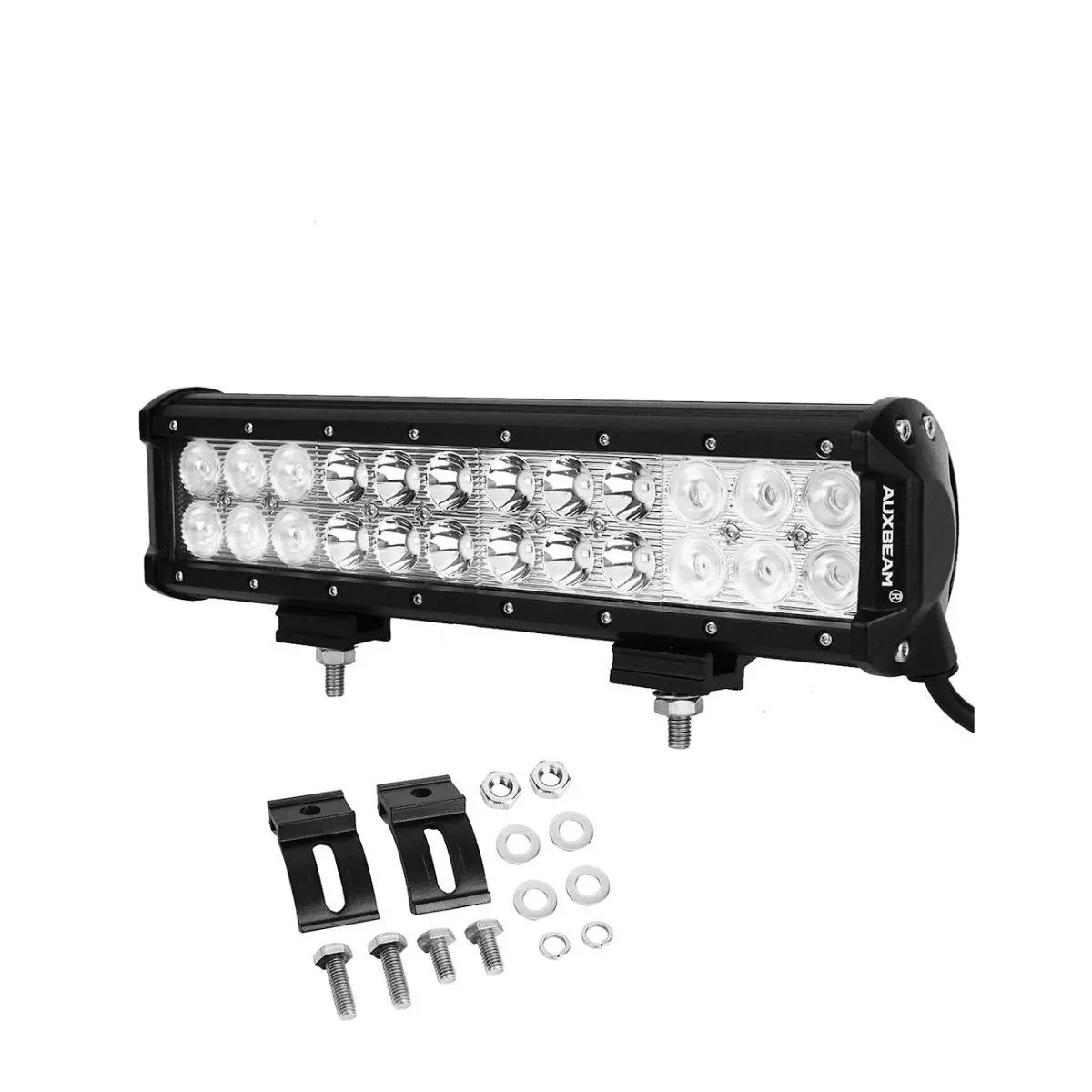 12 Inch Classic-Sm Series Dual Row Led Light Bar 6000K White Combo 1