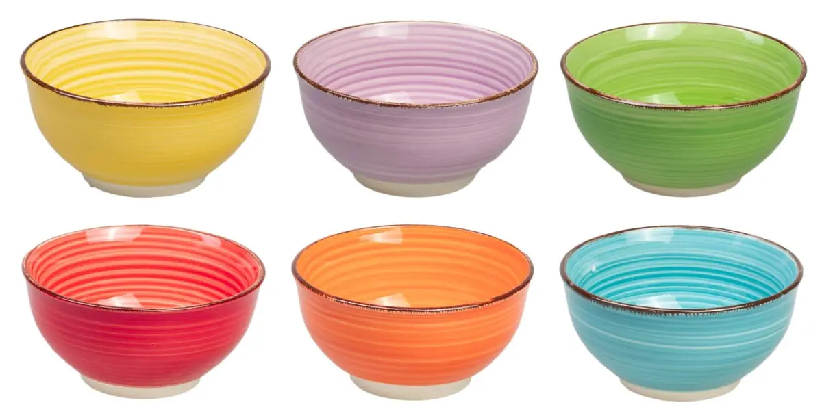 Studio Tavola Kleine Kommen Sunny Summer Ø 12 Cm - 6 Stuks 1