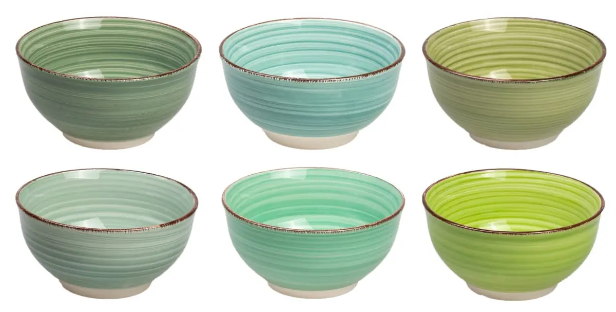 Cookinglife Kleine Kommen Delice Groen Ø 12 Cm - 6 Stuks 1