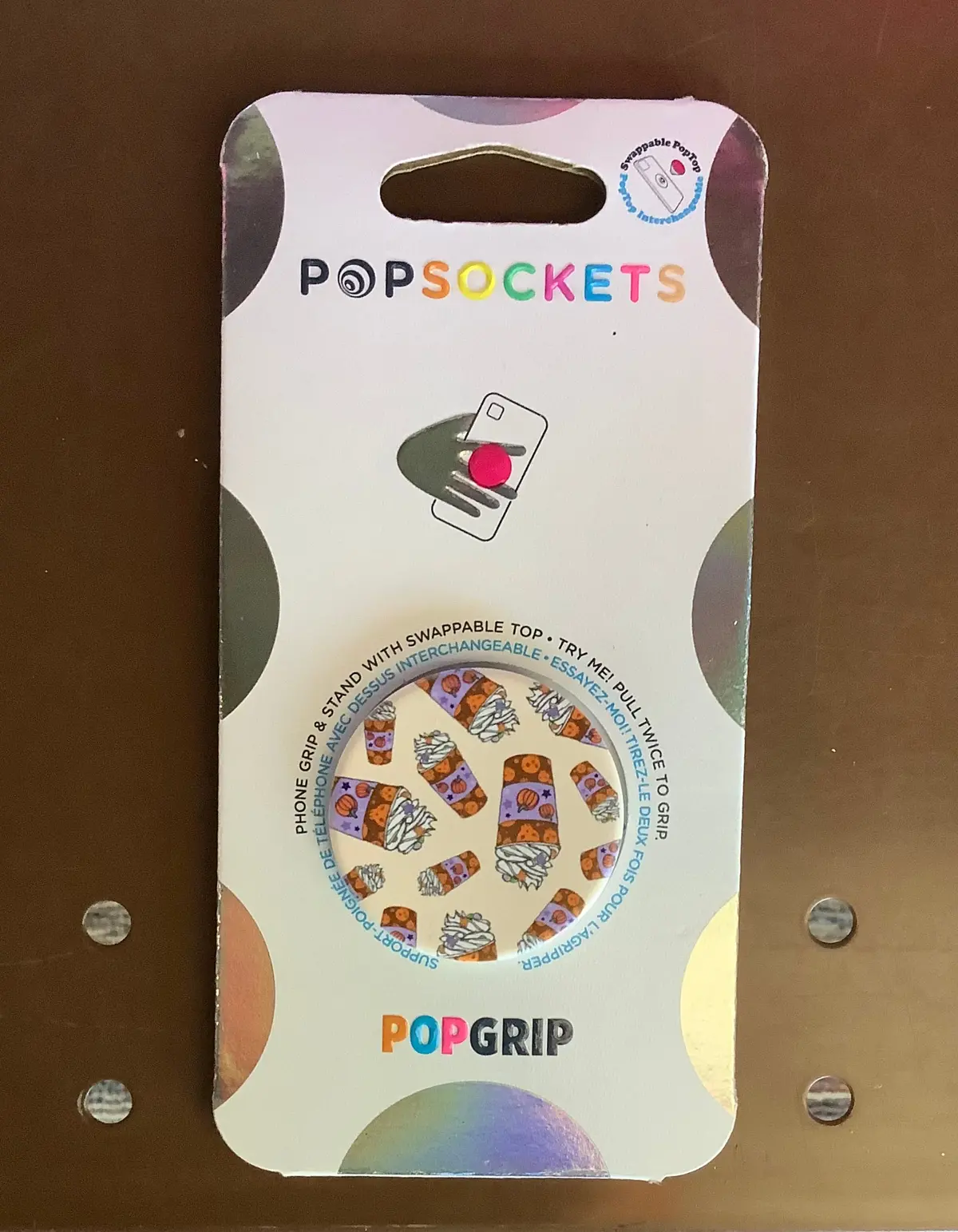 Popsockets Popgrip Cell Phone Grip & Stand - Pumpkin Spice Latte 1