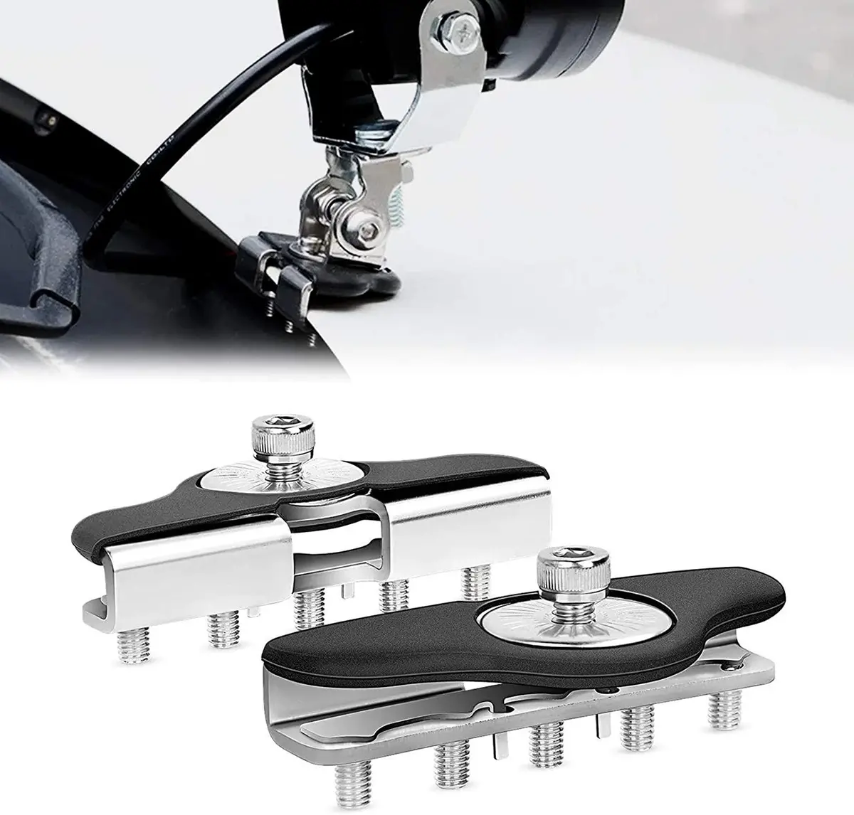 (2Pcs/Set) Universal Led Light Bar Spot Light Mounting Brackets Clamp Holder Design For Jeep Truck Suv Offroad 1