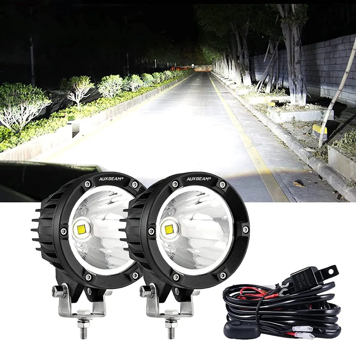 C4 Series | 4 Inch 100W Spot Round Led Pods White Led Driving Lights 1