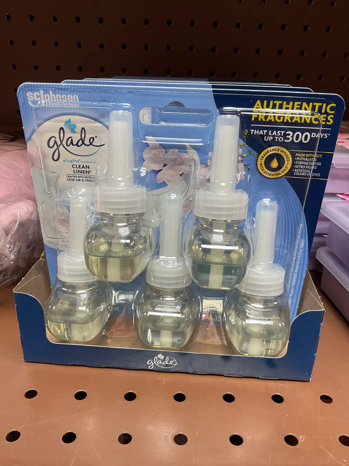 Glade
Glade Plugins Air Freshener Refills, Clean Linen, Infused With Essential Oils, 0.67 Oz, 5 Count 1