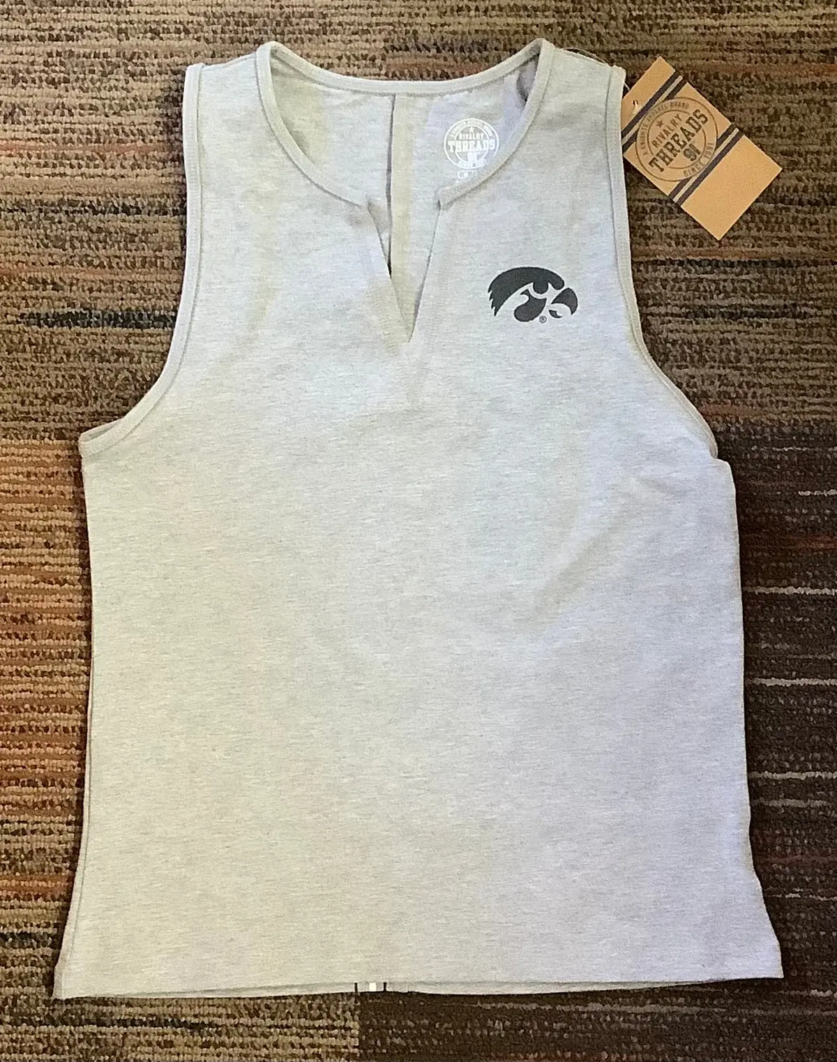 Ladies Grey Sleeveless Shirt (Size Variations) - Clearance 1