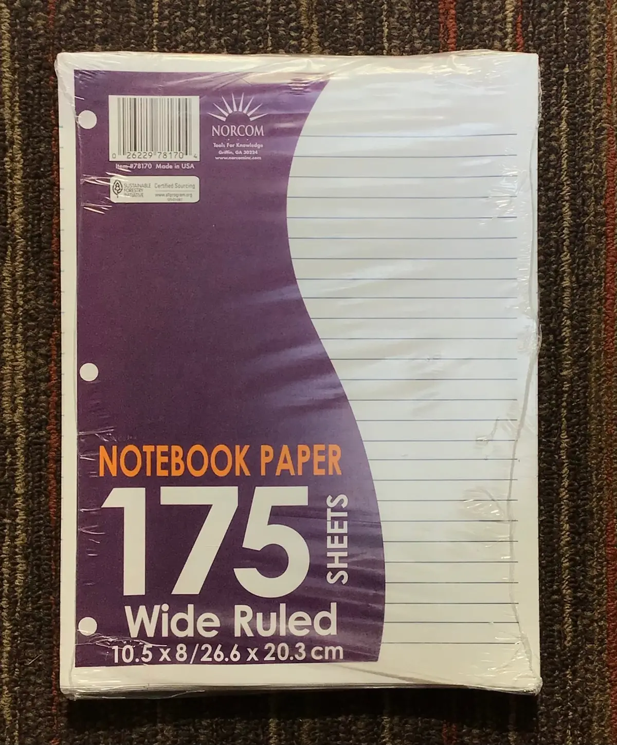 175 Sheet Wide Ruled Filler Paper 1